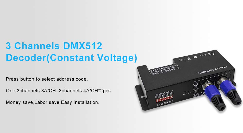 Amazon.com: High Power Dmx Led Controller Led DMX 512 Decoder